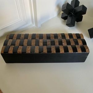 Black Horn Inlaid Decorative Box